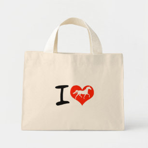 Mini Tote Bag J'adore les chevaux
