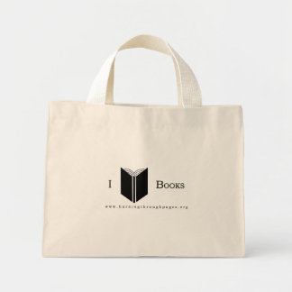 Mini Tote Bag J'aime les livres