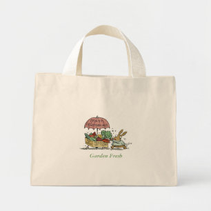 Mini Tote Bag Jardin frais