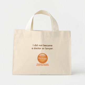 Mini Tote Bag Je ne suis pas devenu médecin ou avocat