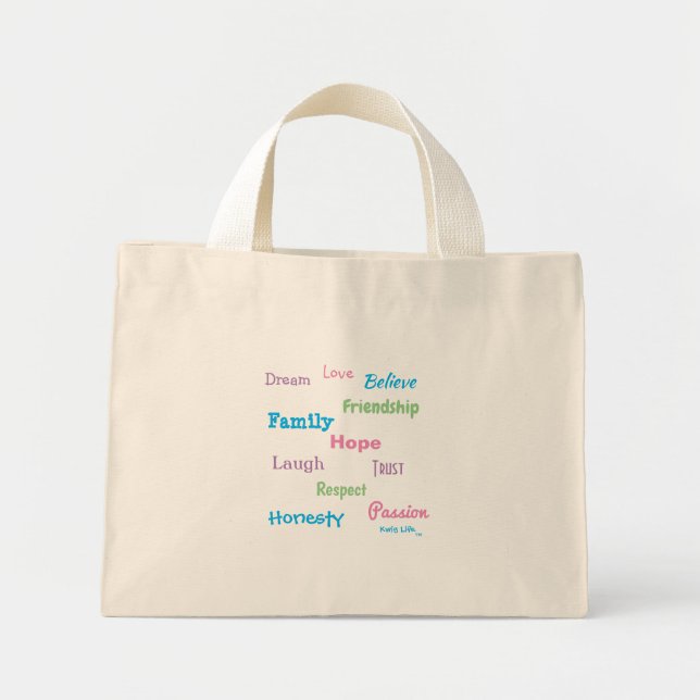 Mini Tote Bag Kwig Life TM (Devant)