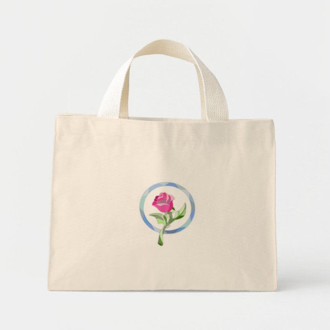 Mini Tote Bag La beauté se trouve à l'intérieur (Devant)