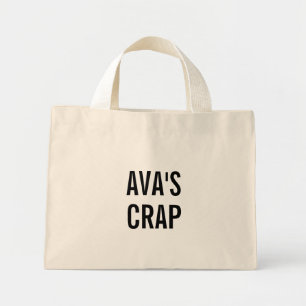 Mini Tote Bag La merde d'AVA