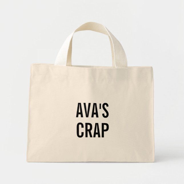 Mini Tote Bag La merde d'AVA (Devant)