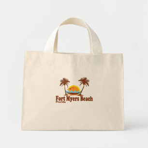 Mini Tote Bag La plage de Fort Myers.
