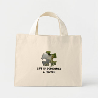 Mini Tote Bag La vie est parfois un casse-tête