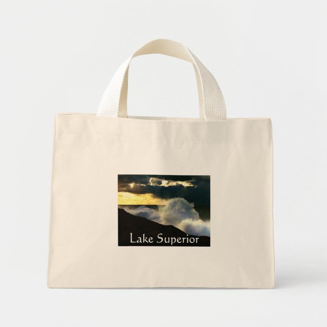 Mini Tote Bag Lac Supérieur (Devant)