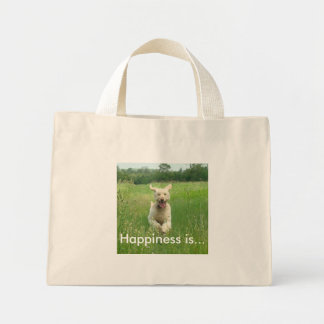 Mini Tote Bag Le bonheur est ...Sac fourre-tout