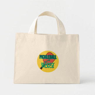 Mini Tote Bag Le pickleball est mon humour de bonheur