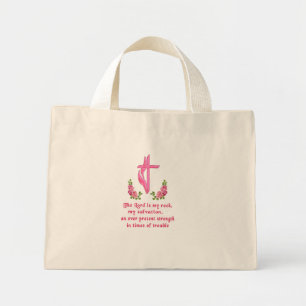 Mini Tote Bag Le Seigneur est mon rocher
