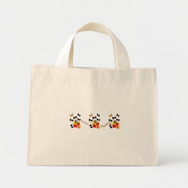 Mini Tote Bag Les cadeaux Papillon Lovers (Devant)