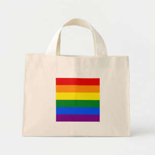 Mini Tote Bag Les couleurs de l'arc-en-ciel