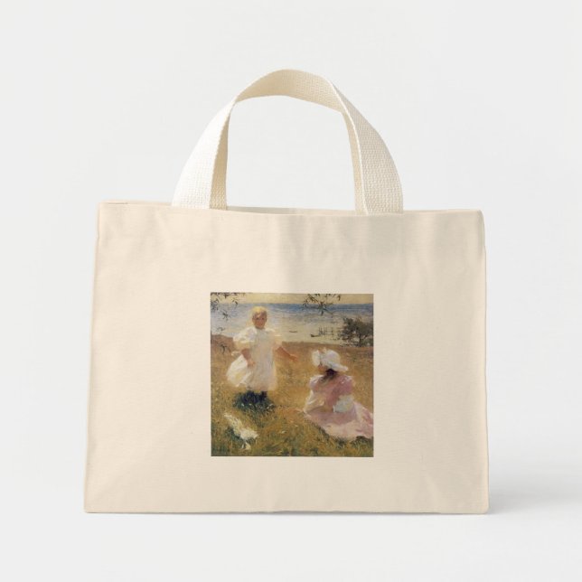 Mini Tote Bag Les Soeurs, par Frank Weston Benson (Devant)