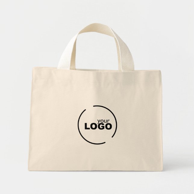 Mini Tote Bag Logo professionnel moderne (Devant)