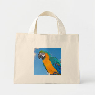 Mini Tote Bag Macao bleu et jaune
