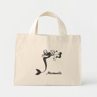 Mini Tote Bag Maman et bébé Sirènes