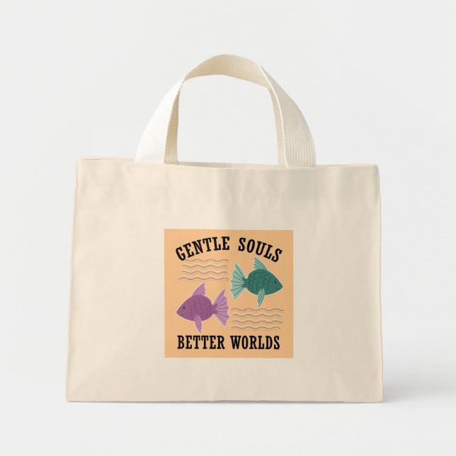 Mini Tote Bag Meilleurs Mondes (Devant)