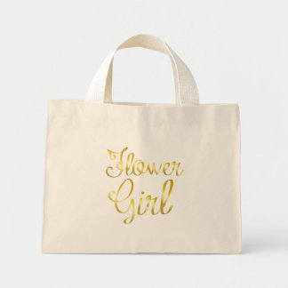 Mini Tote Bag Minuscule Gold Girl, Petite