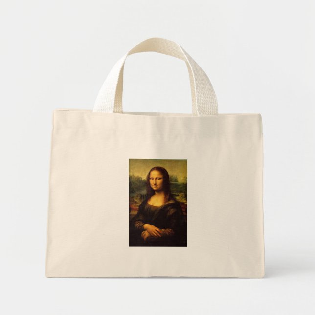 Mini Tote Bag Mona Lisa (Devant)