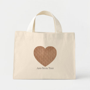 Mini Tote Bag Motif Bubble Knit Stitch par Shirley Taylor