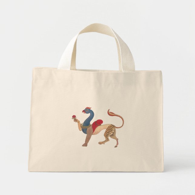 Mini Tote Bag Navagunjara, une forme universelle de Krishna (Devant)