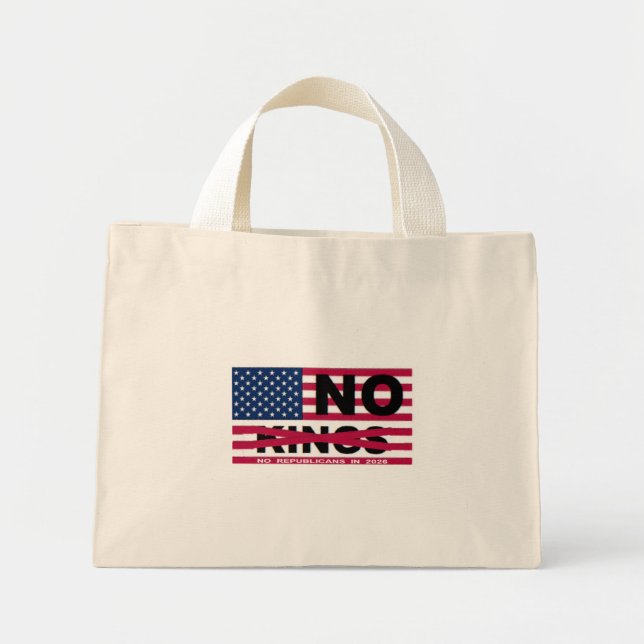 MINI TOTE BAG NO KINGS (Devant)