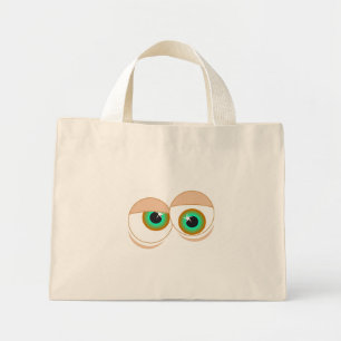 Mini Tote Bag Oeil de caricature
