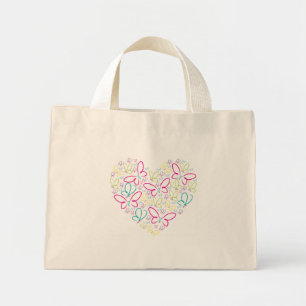 Mini Tote Bag Papillons brillants