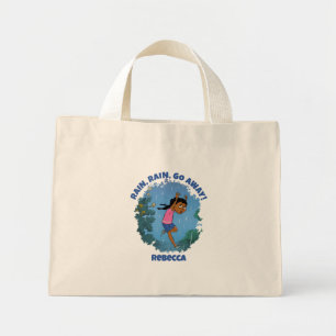 Mini Tote Bag PLUIE PLUIE S'ÉLOIGNER Filles Noires Afro