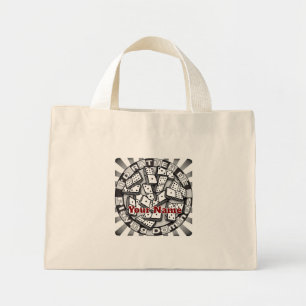 Mini Tote Bag Plutôt jouer aux dominos