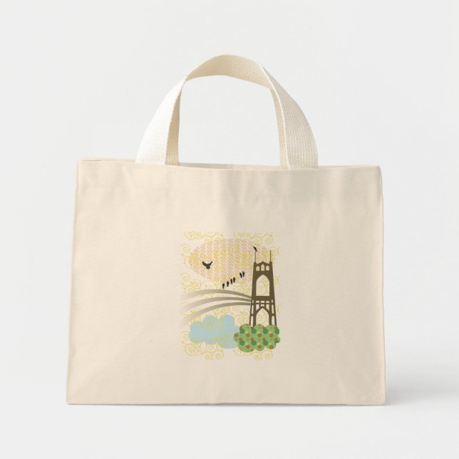 Mini Tote Bag Pont St. Johns Fourre-tout (Devant)