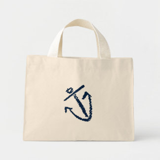 Mini Tote Bag porte-monnaie d'ancrage