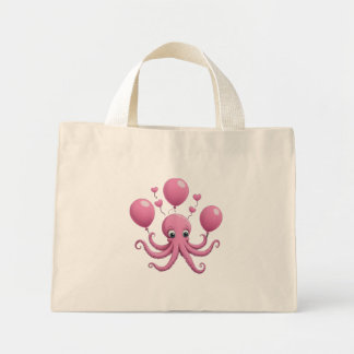 Mini Tote Bag poulpe mignonne