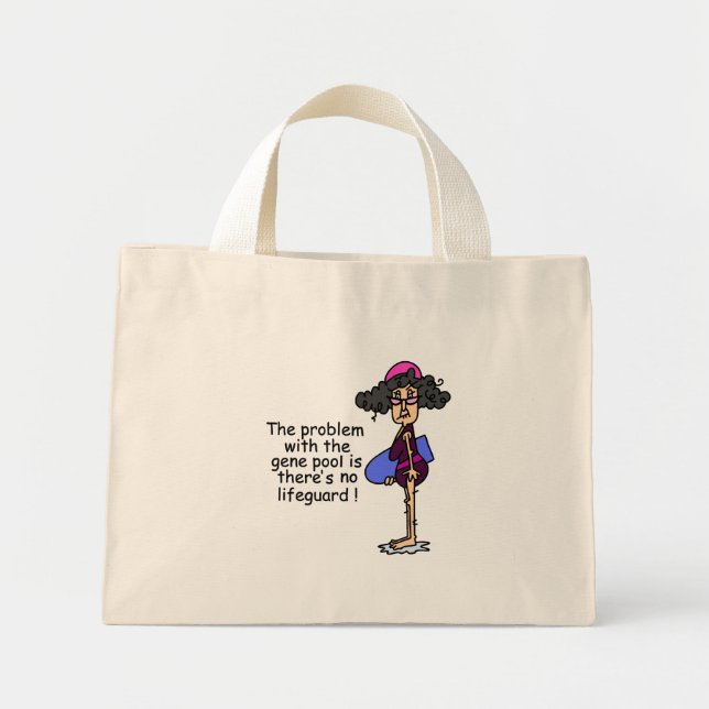 Mini Tote Bag Problème avec le pool de gènes (Devant)