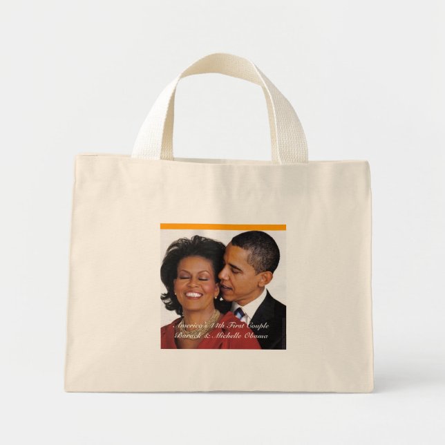Mini Tote Bag Produits commémoratifs présidentiels (Devant)