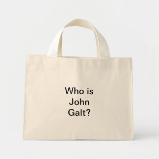 Mini Tote Bag Qui est John Galt ?Sac