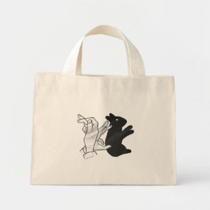 Mini Tote Bag Rabbit Silhouette main