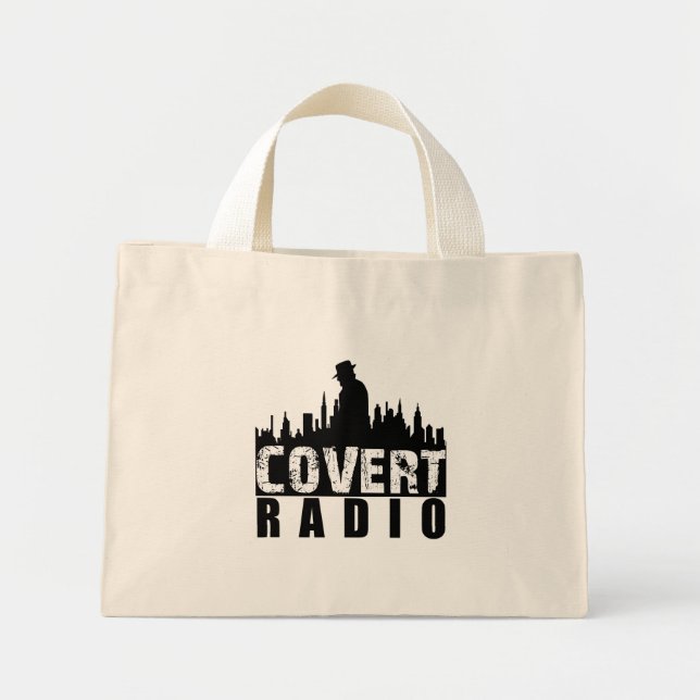 Mini Tote Bag Radio de recouvrement (Devant)