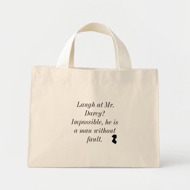 Mini Tote Bag Rire de M. Darcy (Devant)