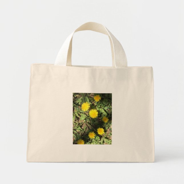 Mini Tote Bag Sacoche Dandelions (Devant)