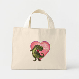 Mini Tote Bag Saint Valentin Tyrannosaurus