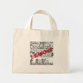 Mini Tote Bag Saisons de bande: la borsa per la spesa