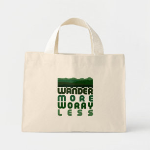 Mini Tote Bag Se promener plus inquiet moins