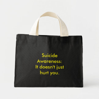Mini Tote Bag Sensibilisation au suicide