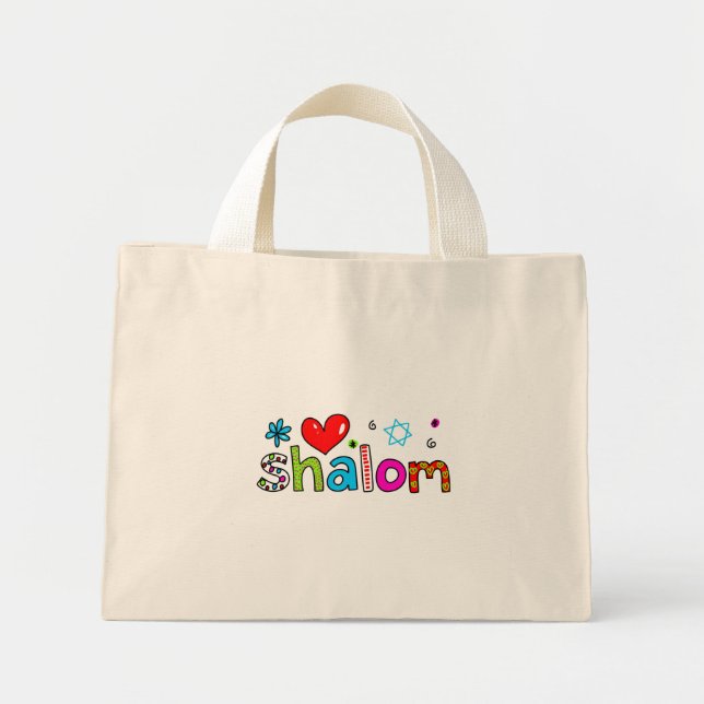 Mini Tote Bag Shalom (Devant)
