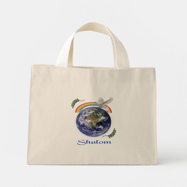 Mini Tote Bag shalom (Dos)
