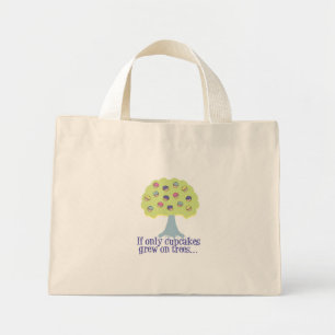 Mini Tote Bag Si seulement des petits gâteaux sur les arbres
