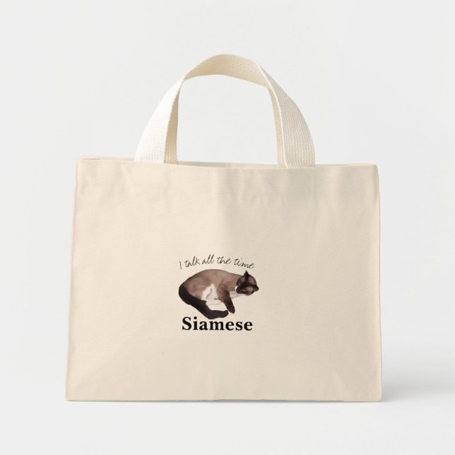 Mini Tote Bag Siamais (Devant)