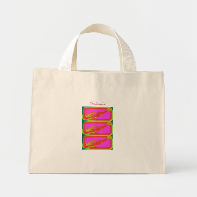 Mini Tote Bag Sirène rouge Thunder_Cove (Devant)