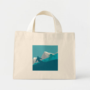 Mini Tote Bag Ski alpin